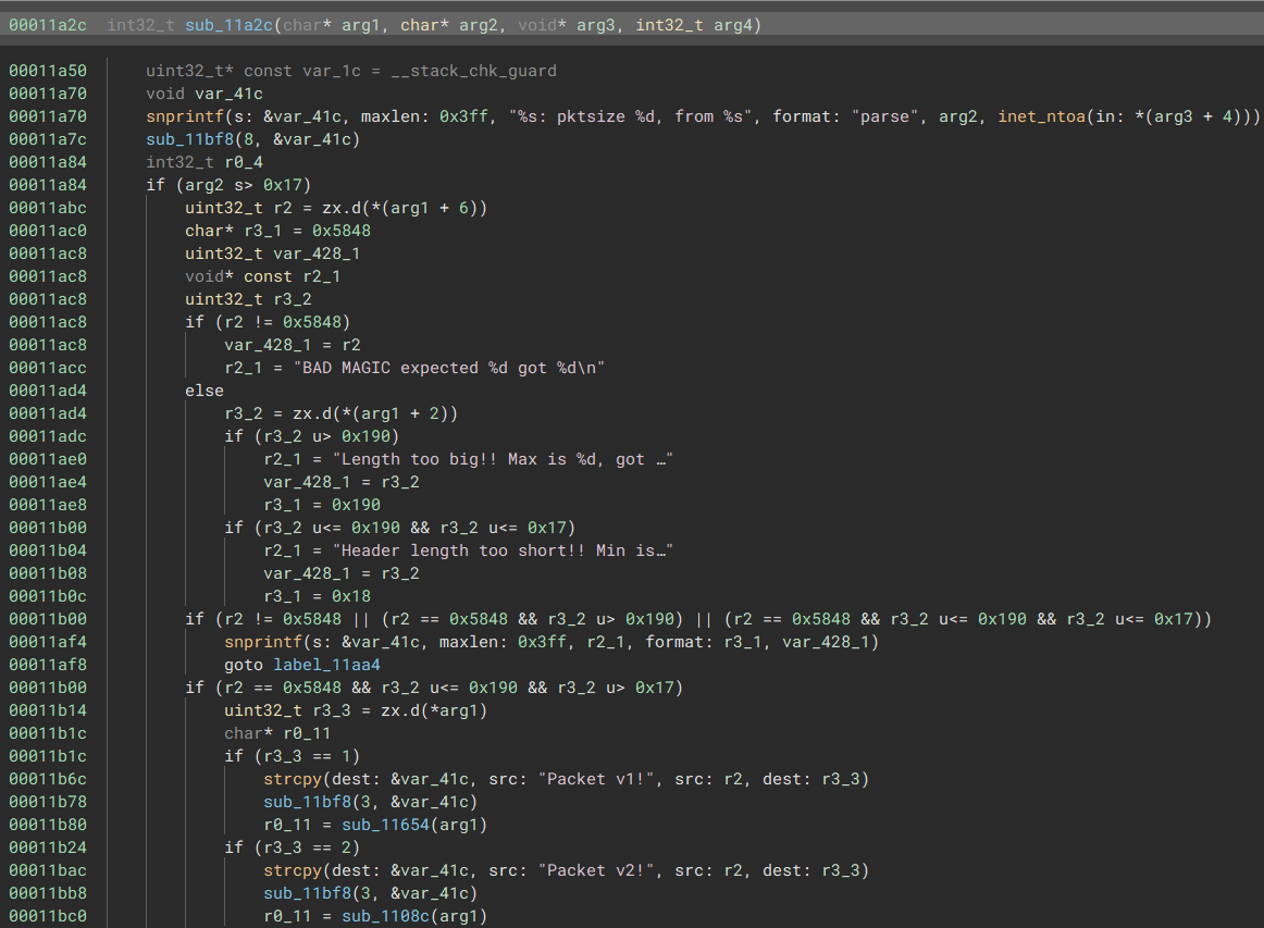 Data Parsing Function